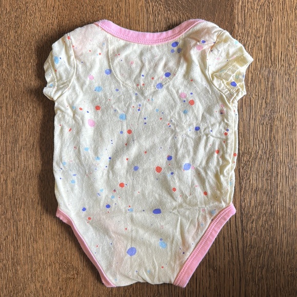 Nike Baby Onesie - Yellow with Polka Dots - 3 Months - Picture 2 of 3